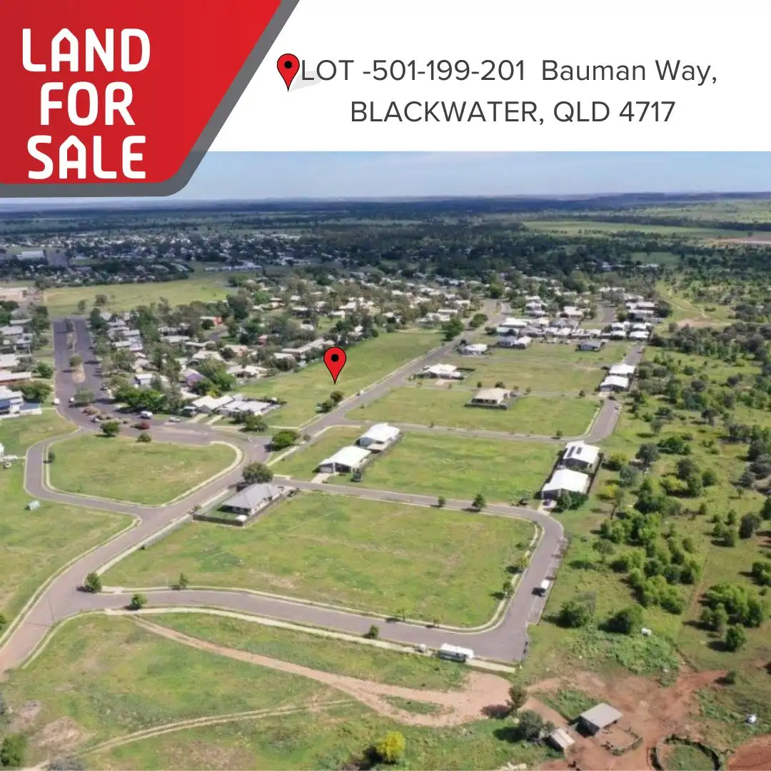Main view of Homely land listing, 199-201 Bauman Way, Blackwater QLD 4717