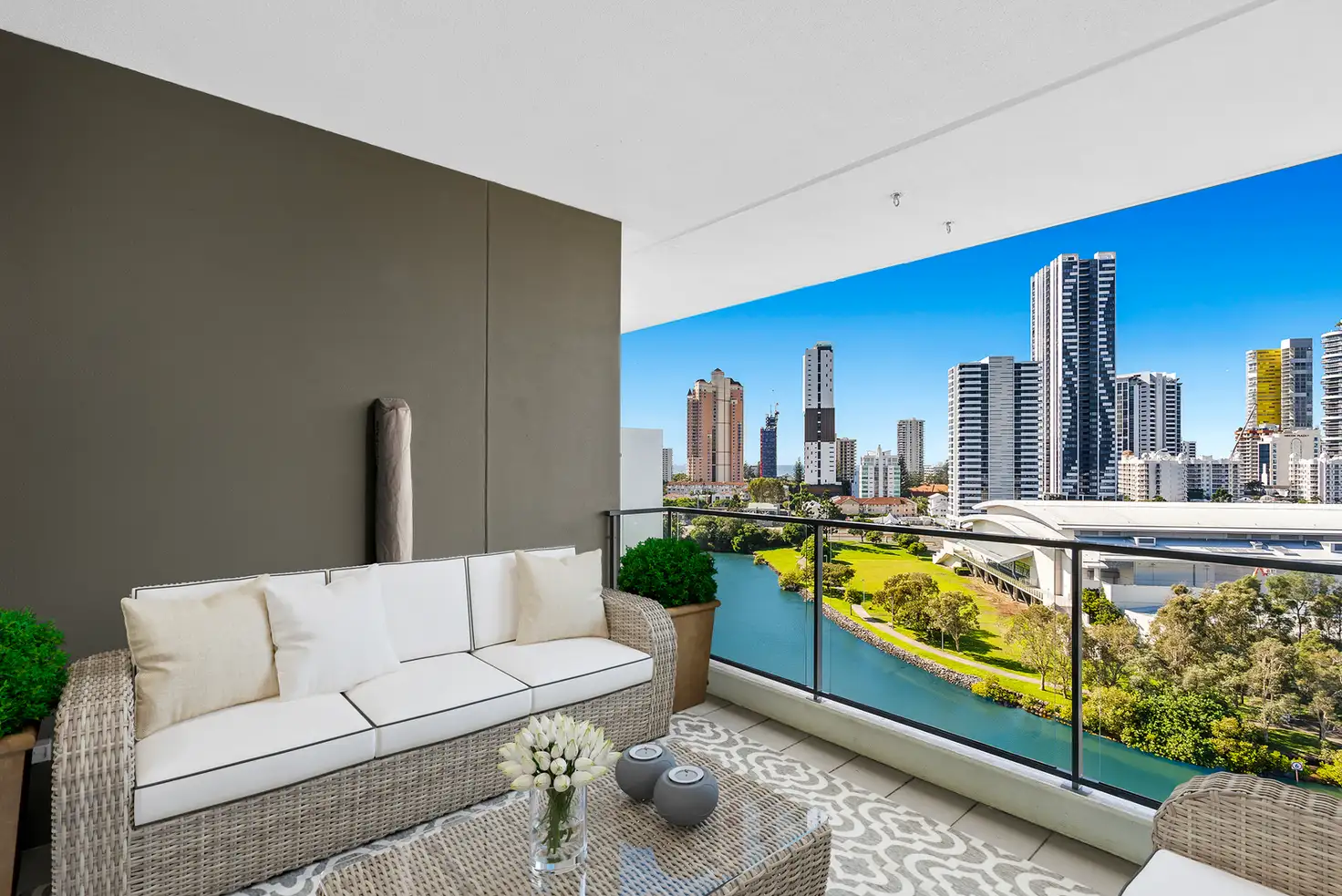 Main view of Homely apartment listing, 1903/33 T E Peters Drive, Broadbeach Waters QLD 4218