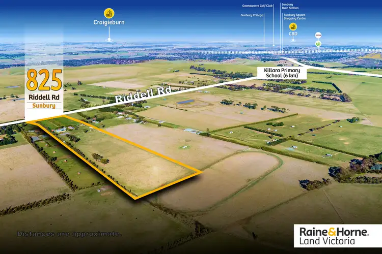 Main view of Homely land listing, 825 Riddell Road, Sunbury VIC 3429