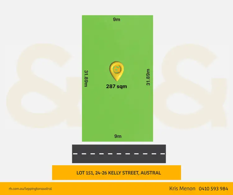 Main view of Homely land listing, LOT 151, 24-26 Kelly street, Austral NSW 2179