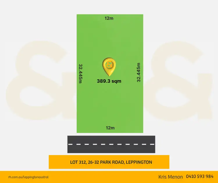 Main view of Homely land listing, LOT 312X, 26-32 Park Road, Leppington NSW 2179