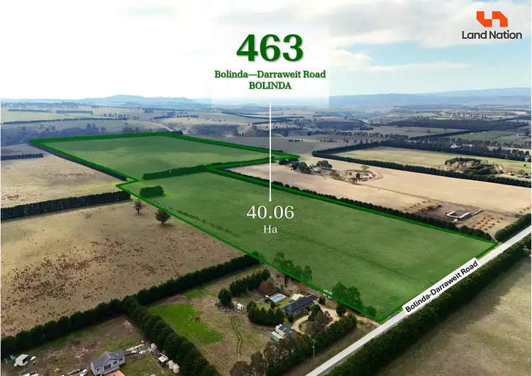 Main view of Homely rural property listing, 463 Bolinda-Darraweit Road, Bolinda VIC 3432