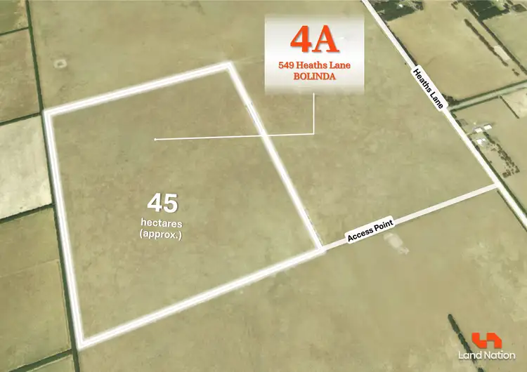 Main view of Homely rural property listing, 4A/549 Heaths Lane, Bolinda VIC 3432
