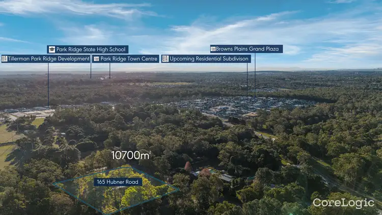 Main view of Homely land listing, 165 Hubner Road, Park Ridge QLD 4125