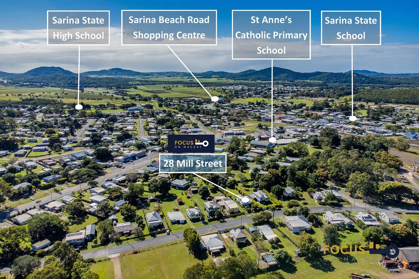 Main view of Homely house listing, 28 Mill St, Sarina QLD 4737