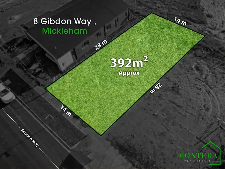 Third view of Homely land listing, 8 GIBDON WAY, Mickleham VIC 3064