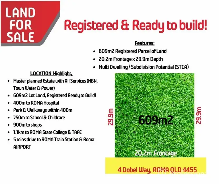 Sixth view of Homely land listing, 4 Dobel Way, Roma QLD 4455