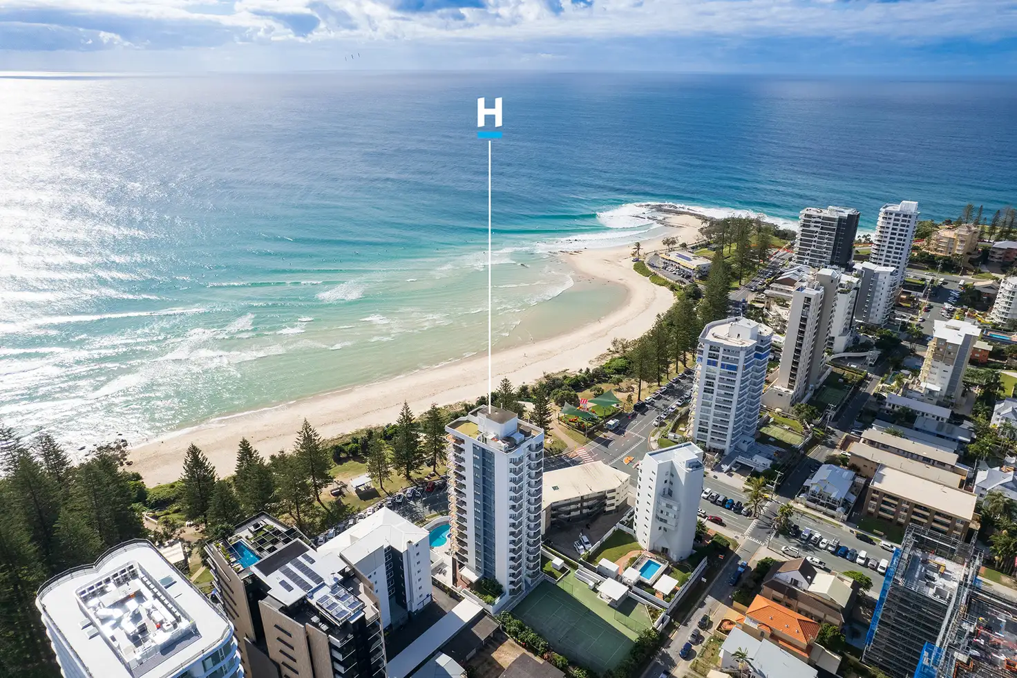 Main view of Homely apartment listing, 12B/166 Marine Parade, Rainbow Bay QLD 4225