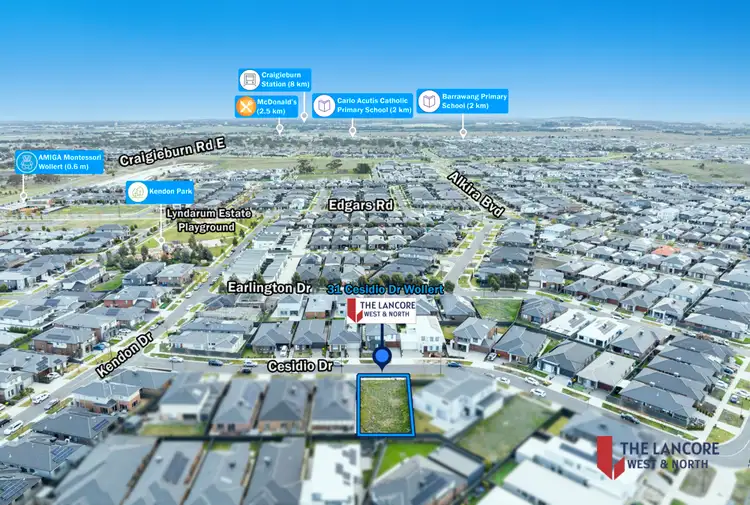 Third view of Homely land listing, 31 Cesidio Dr, Wollert VIC 3750