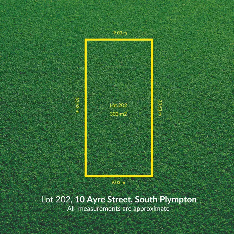 Main view of Homely land listing, LOT 202, 10 Ayre Street, South Plympton SA 5038