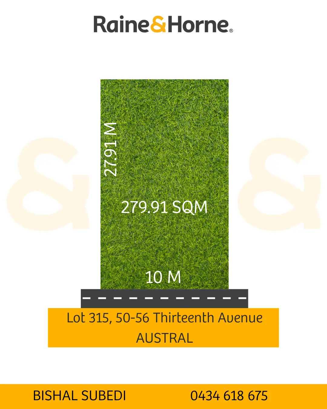 Main view of Homely land listing, LOT 315, 50-56 THIRTEENTH AVENUE, Austral NSW 2179