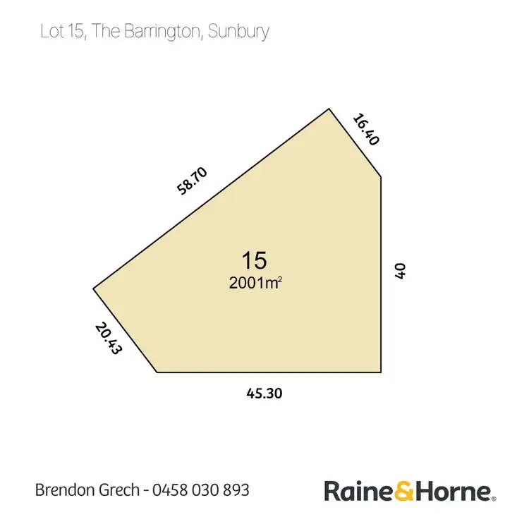 LOT 15, 70 Barrington, Sunbury VIC 3429