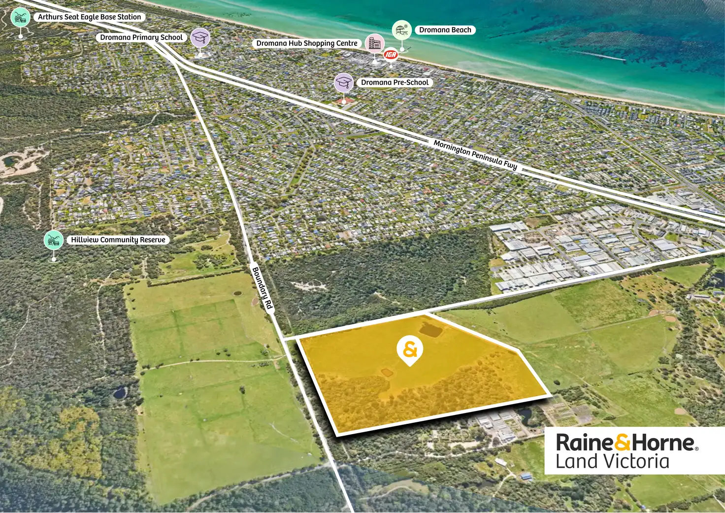 Main view of Homely land listing, 150 Boundary Road, Dromana VIC 3936