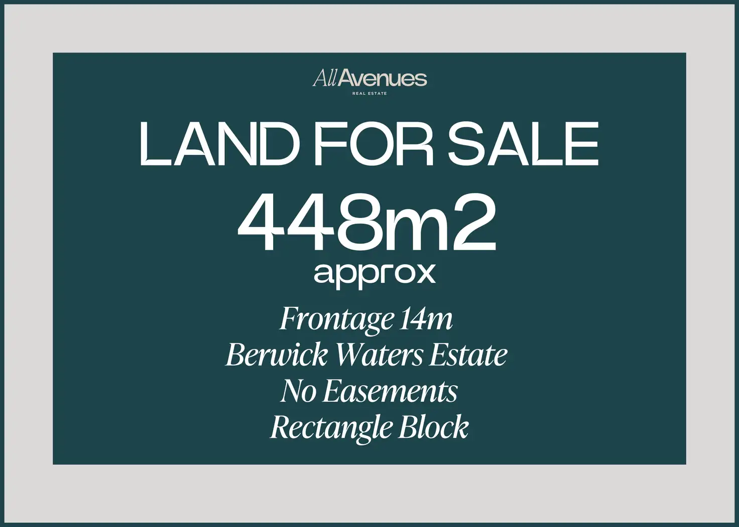 Main view of Homely land listing, Address available on request