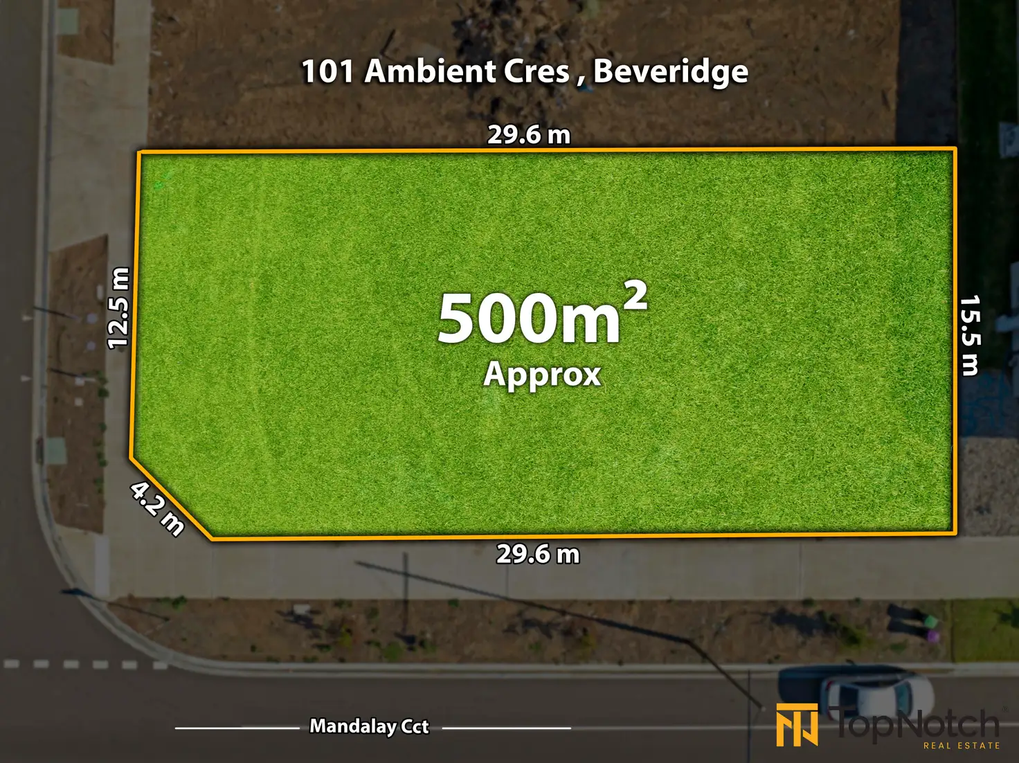 Main view of Homely land listing, 101 Ambient Crescent, Beveridge VIC 3753