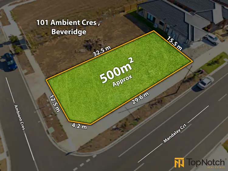 Second view of Homely land listing, 101 Ambient Crescent, Beveridge VIC 3753