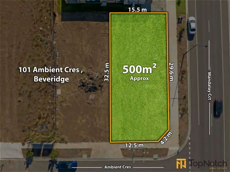 Third view of Homely land listing, 101 Ambient Crescent, Beveridge VIC 3753
