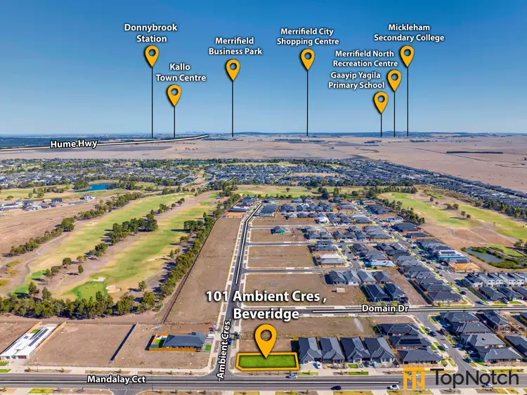 Fourth view of Homely land listing, 101 Ambient Crescent, Beveridge VIC 3753