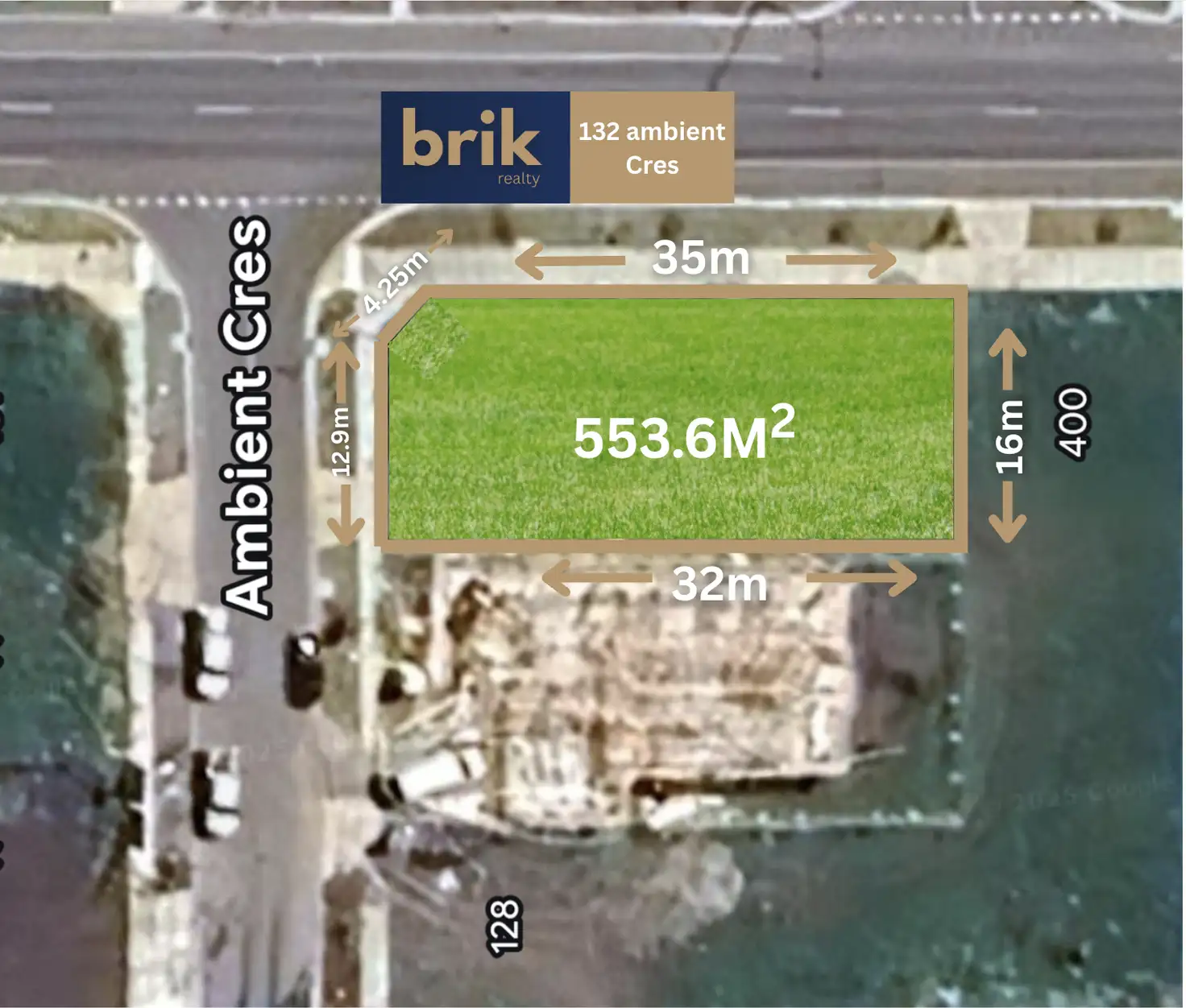 Main view of Homely land listing, 132 Ambient Crescent, Beveridge VIC 3753