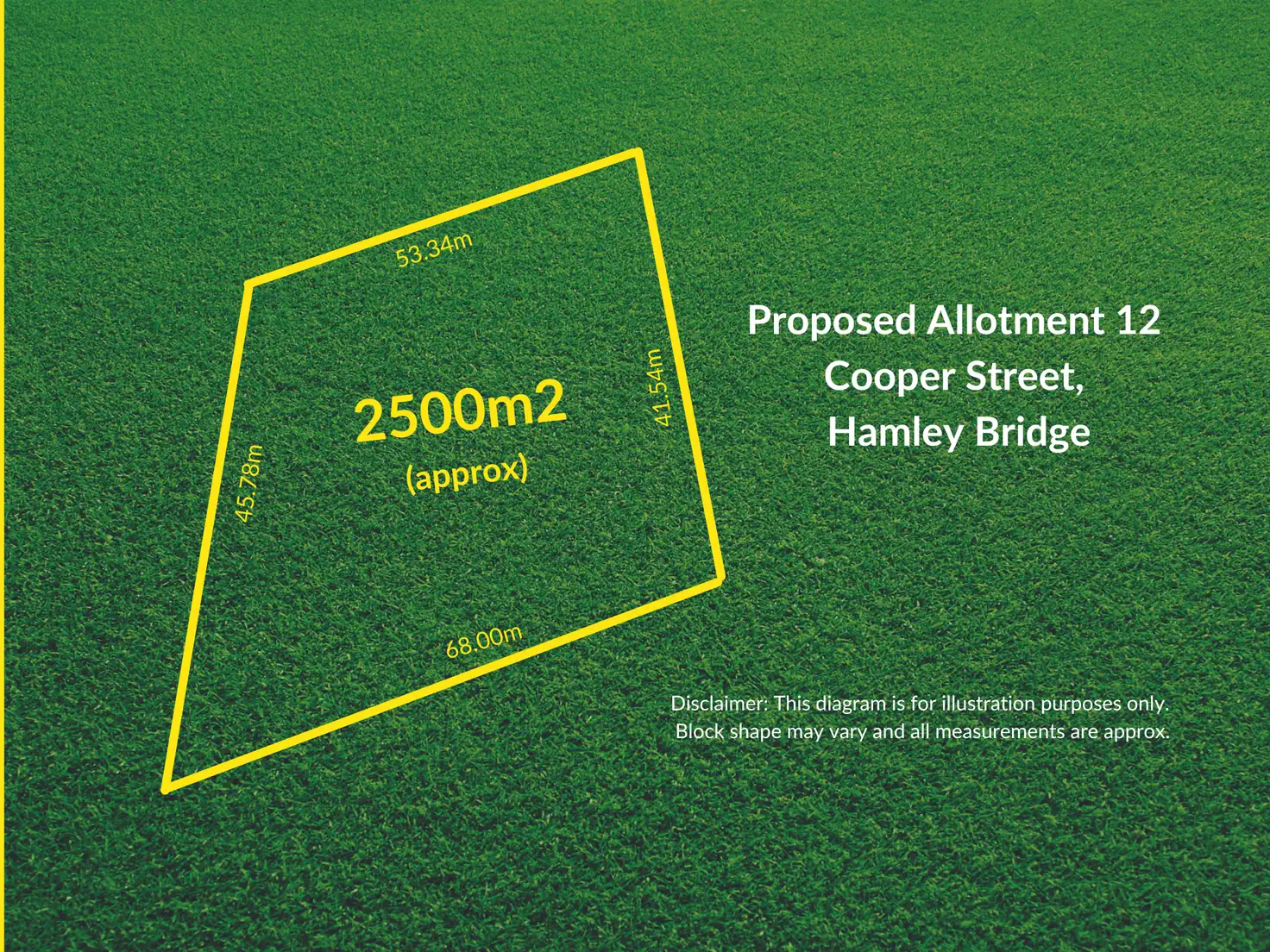 Main view of Homely land listing, Proposed Lot 12 Cooper Street, Hamley Bridge SA 5401