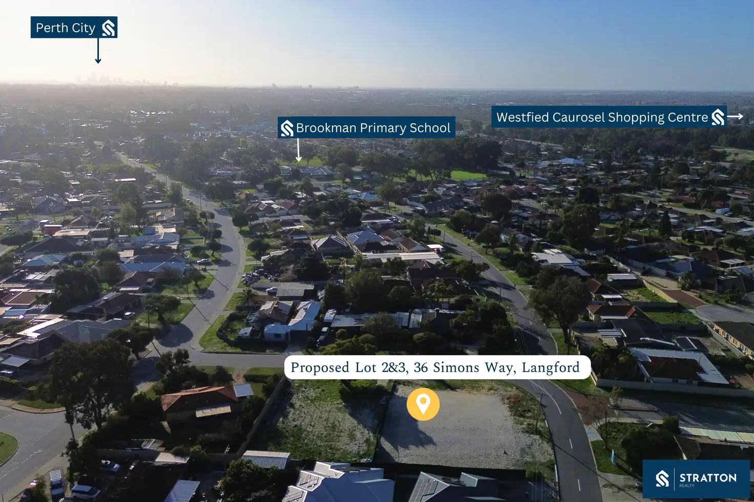Main view of Homely land listing, LOT Prop 2 & 3, 36 Simons Way, Langford WA 6147
