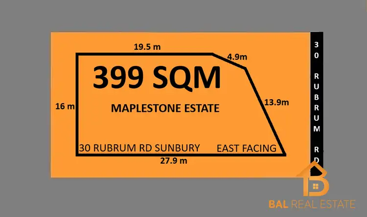 Main view of Homely land listing, 30 Rubrum Road, Sunbury VIC 3429
