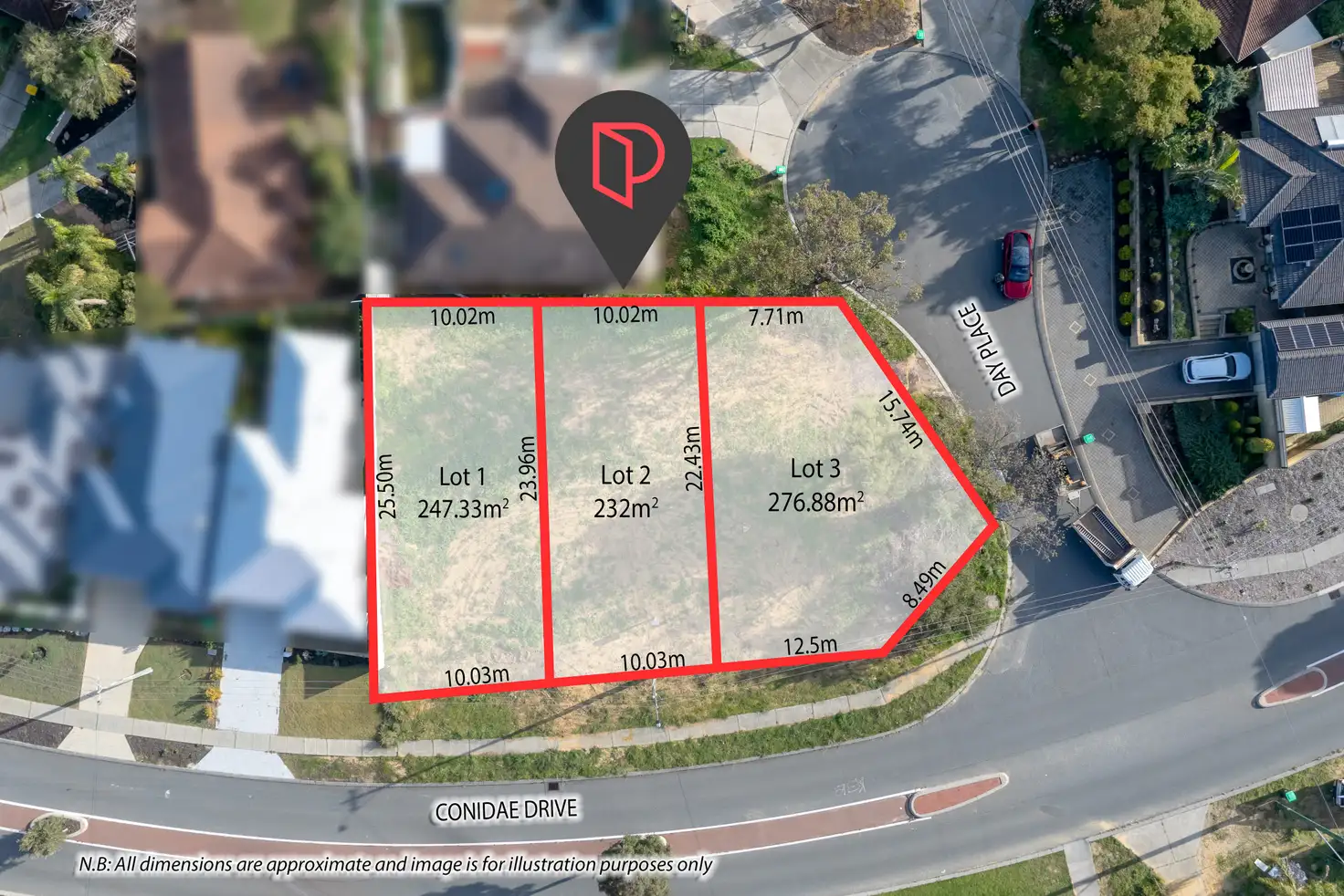 Main view of Homely land listing, Lots 1,2,3 /1 Day Place, Heathridge WA 6027
