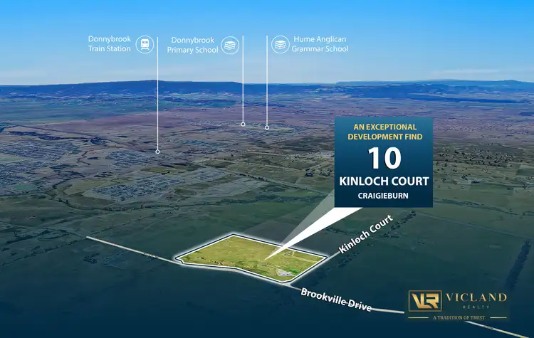 Second view of Homely land listing, 10 Kinloch Court, Craigieburn VIC 3064