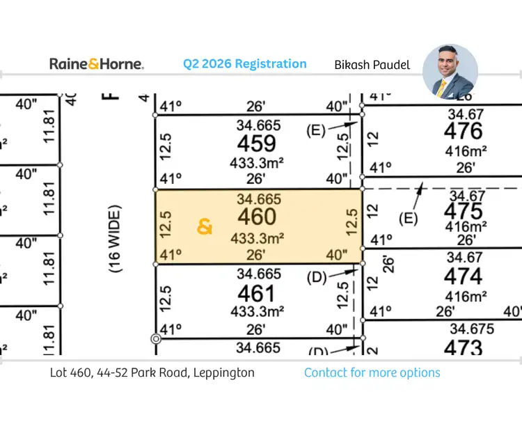 Main view of Homely land listing, LOT 460, 44-52 Park Road, Leppington NSW 2179