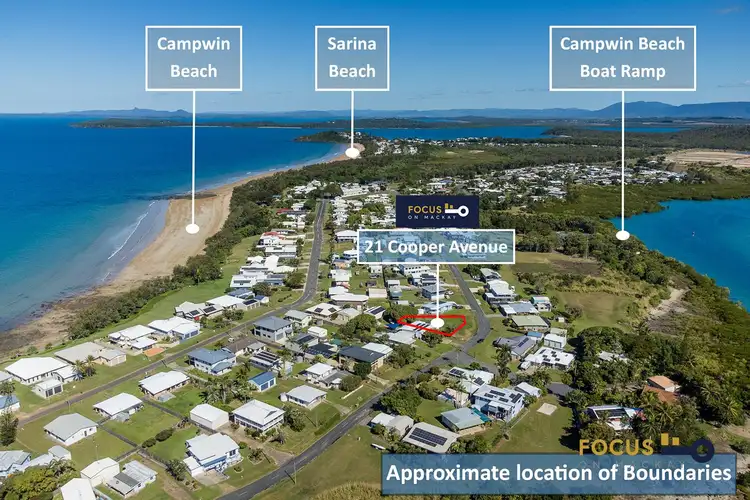Third view of Homely land listing, 21 Cooper Ave, Campwin Beach QLD 4737