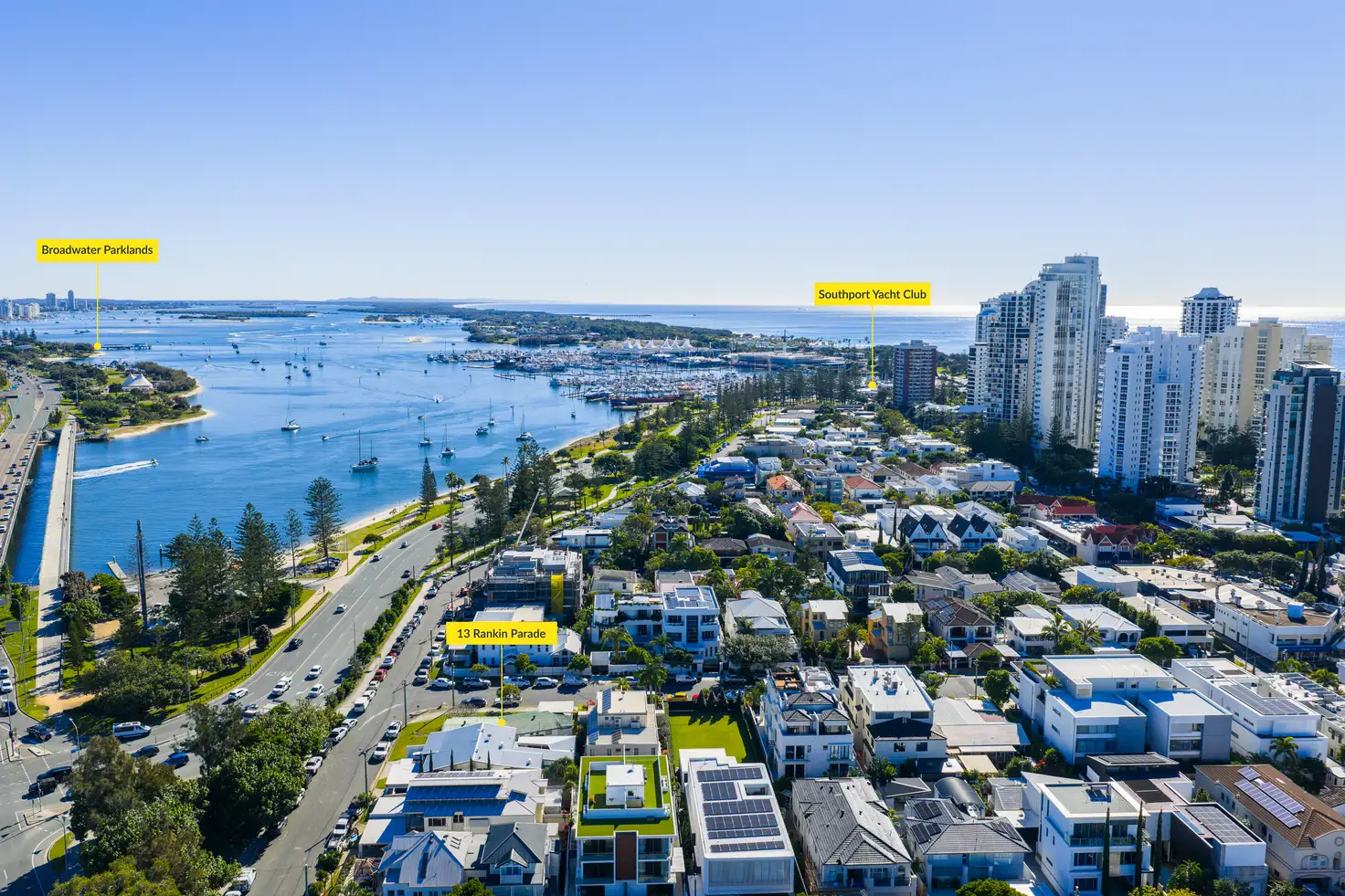 Main view of Homely house listing, 13 Rankin Parade, Main Beach QLD 4217