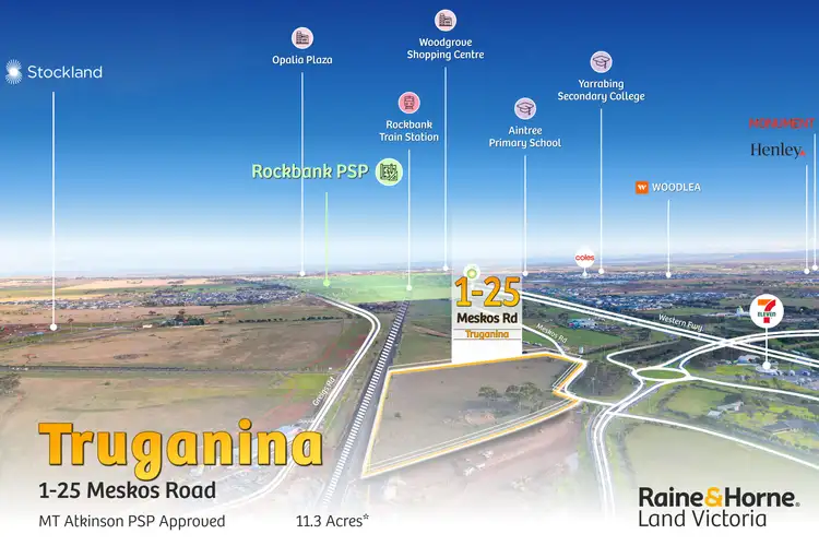 Main view of Homely land listing, 1-25 Meskos Road, Truganina VIC 3029