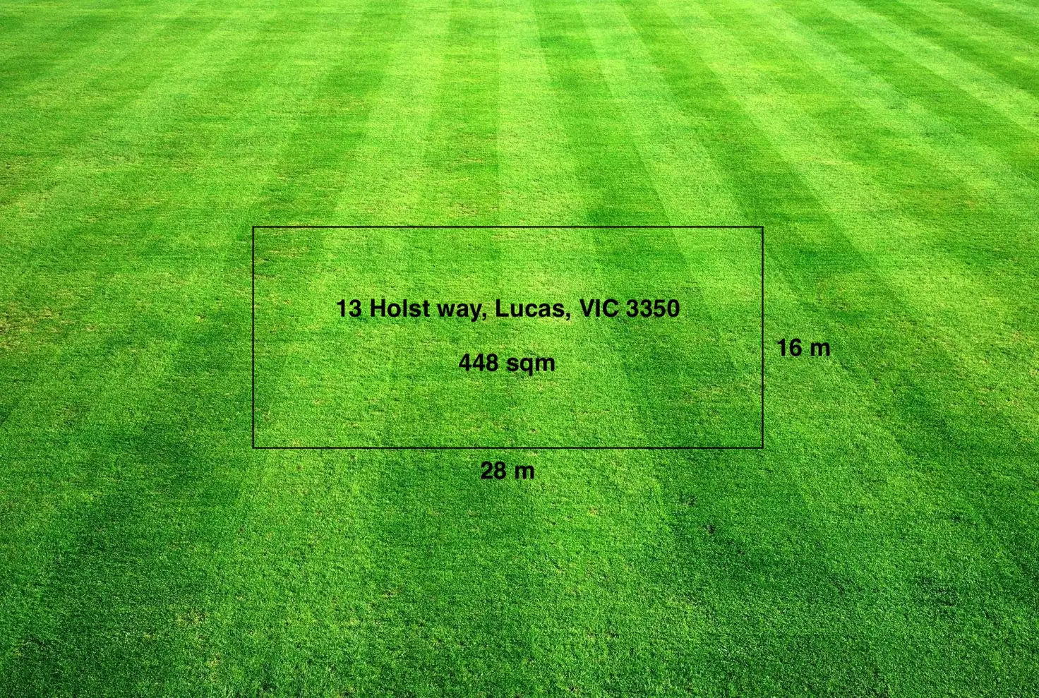 Main view of Homely land listing, 13 Holst way, Lucas VIC 3350