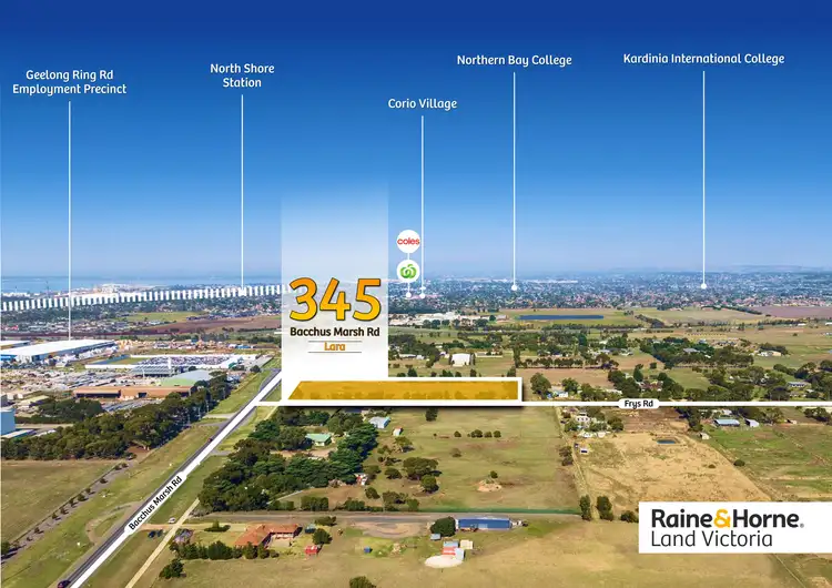 Third view of Homely land listing, 345 Bacchus Marsh ROAD, Lara VIC 3212