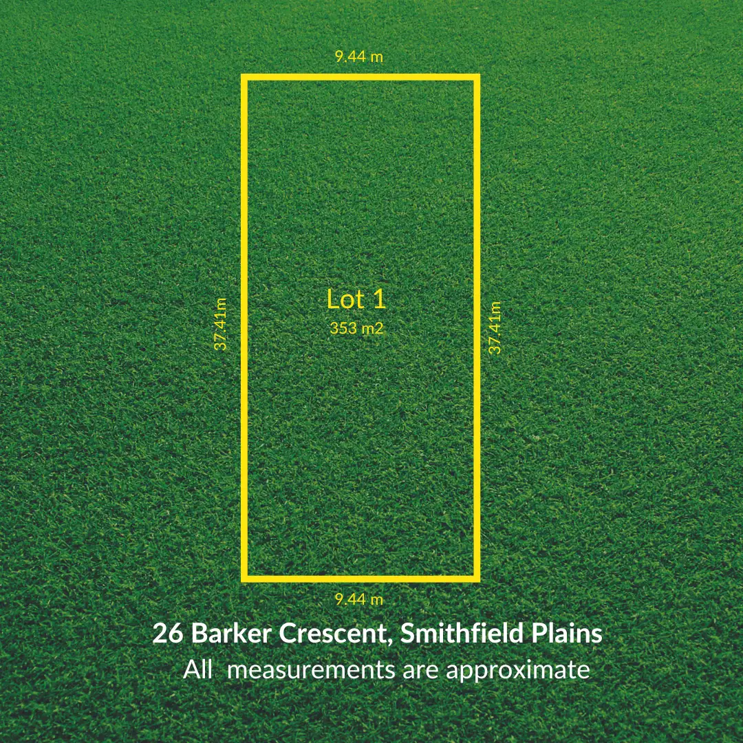 Main view of Homely land listing, LOT 1, 26 Barker Crescent, Smithfield Plains SA 5114