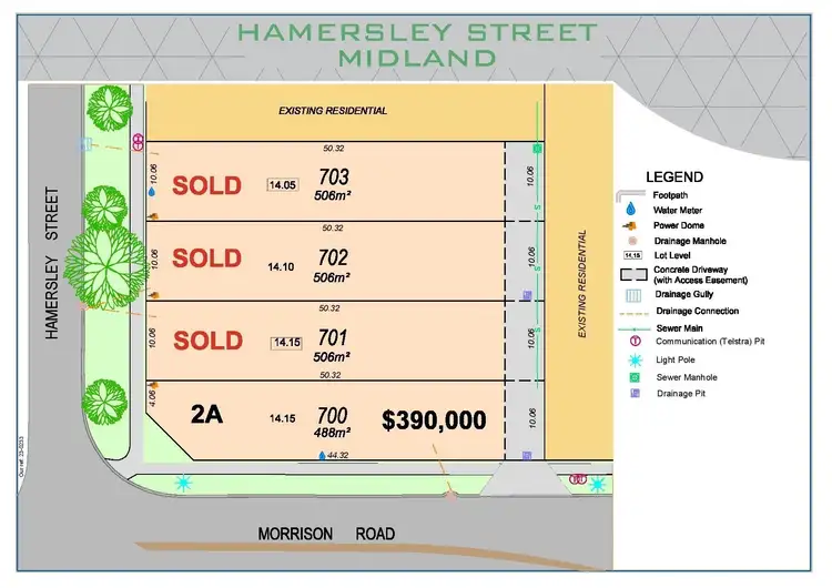 Third view of Homely land listing, 2A Hamersley St, Midland WA 6056