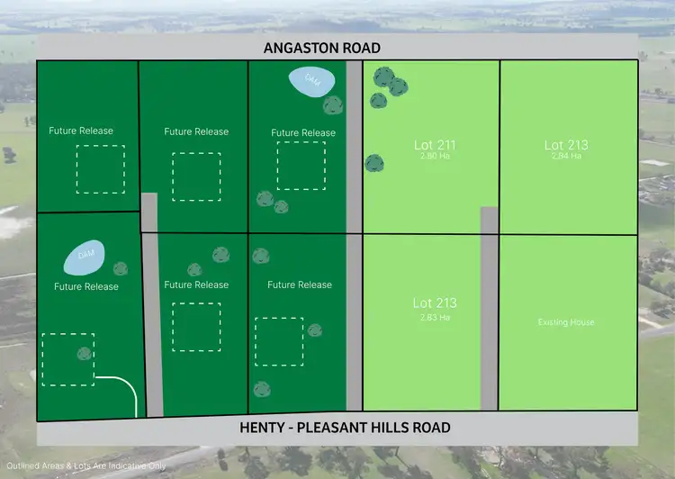 Fourth view of Homely land listing, LOT 211-213, 2311 Henty-Pleasant Hills Road, Henty NSW 2658