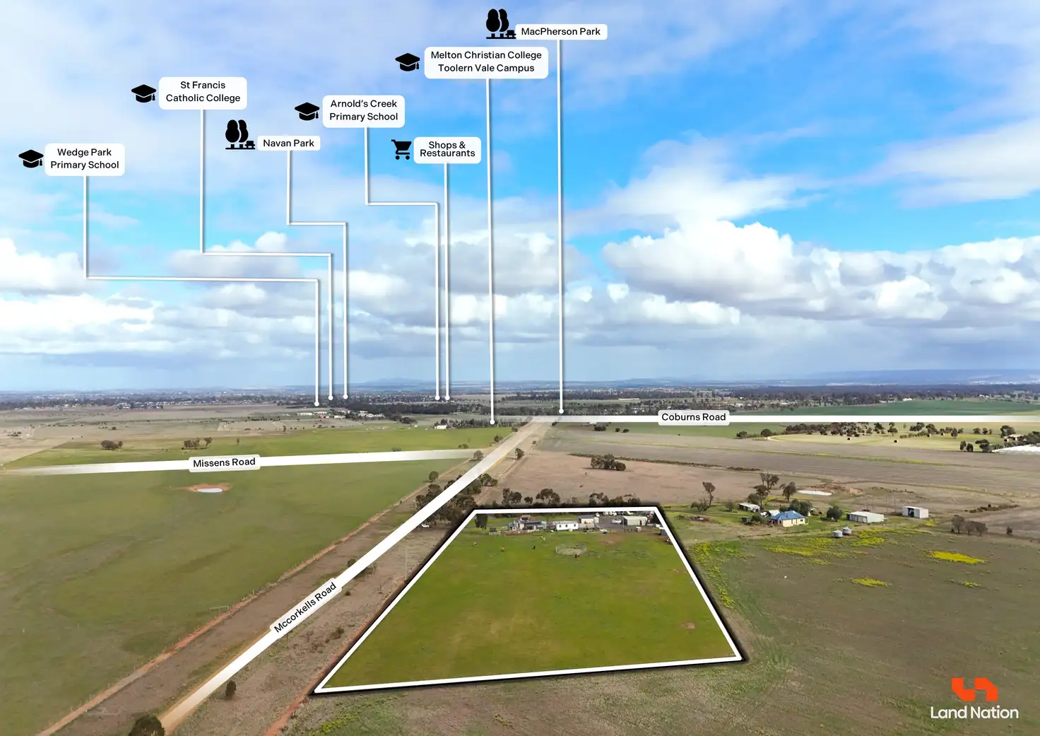 Main view of Homely rural property listing, 198-208 Mccorkells Road, Toolern Vale VIC 3337