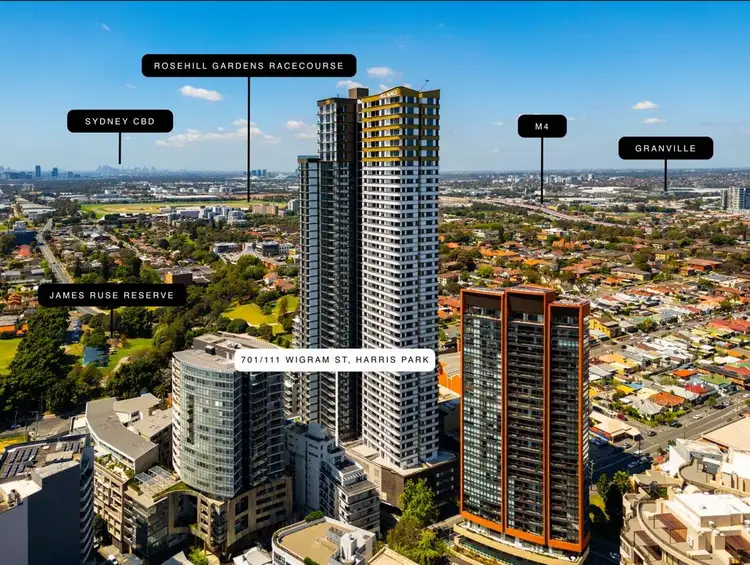 Main view of Homely apartment listing, 403/111 Wigram Street, Harris Park NSW 2150