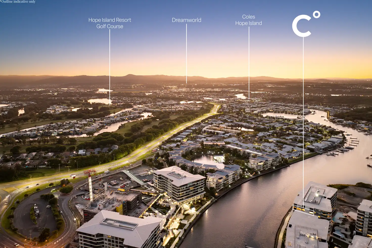 Main view of Homely apartment listing, 1705/10 Sickle Avenue, Hope Island QLD 4212