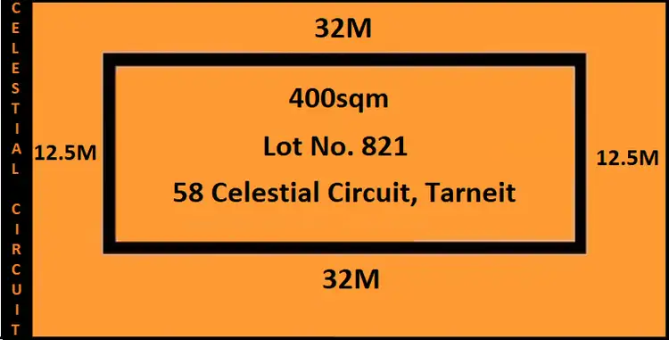 Main view of Homely land listing, 58 Celestial Circuit, Tarneit VIC 3029