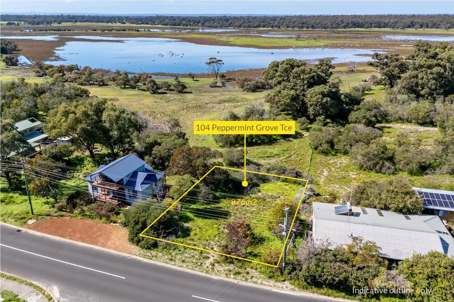 Main view of Homely land listing, 104 Peppermint Grove Terrace, Peppermint Grove Beach WA 6271