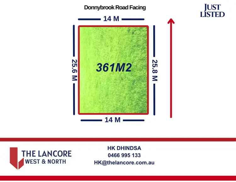 Main view of Homely land listing, 44 BELVEDERE CIRCUIT, Donnybrook VIC 3064