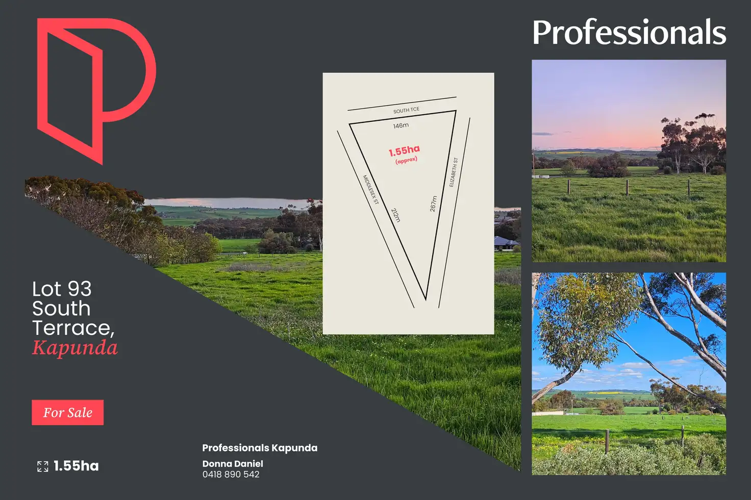 Main view of Homely land listing, Lot 93 South Terrace, Kapunda SA 5373