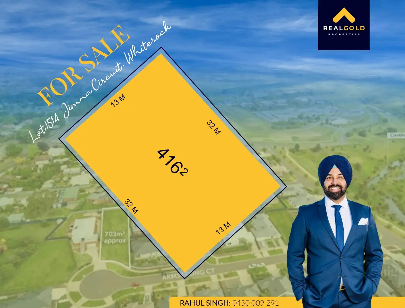 Main view of Homely land listing, LOT 1514, 60 JIMNA CCT, White Rock QLD 4306