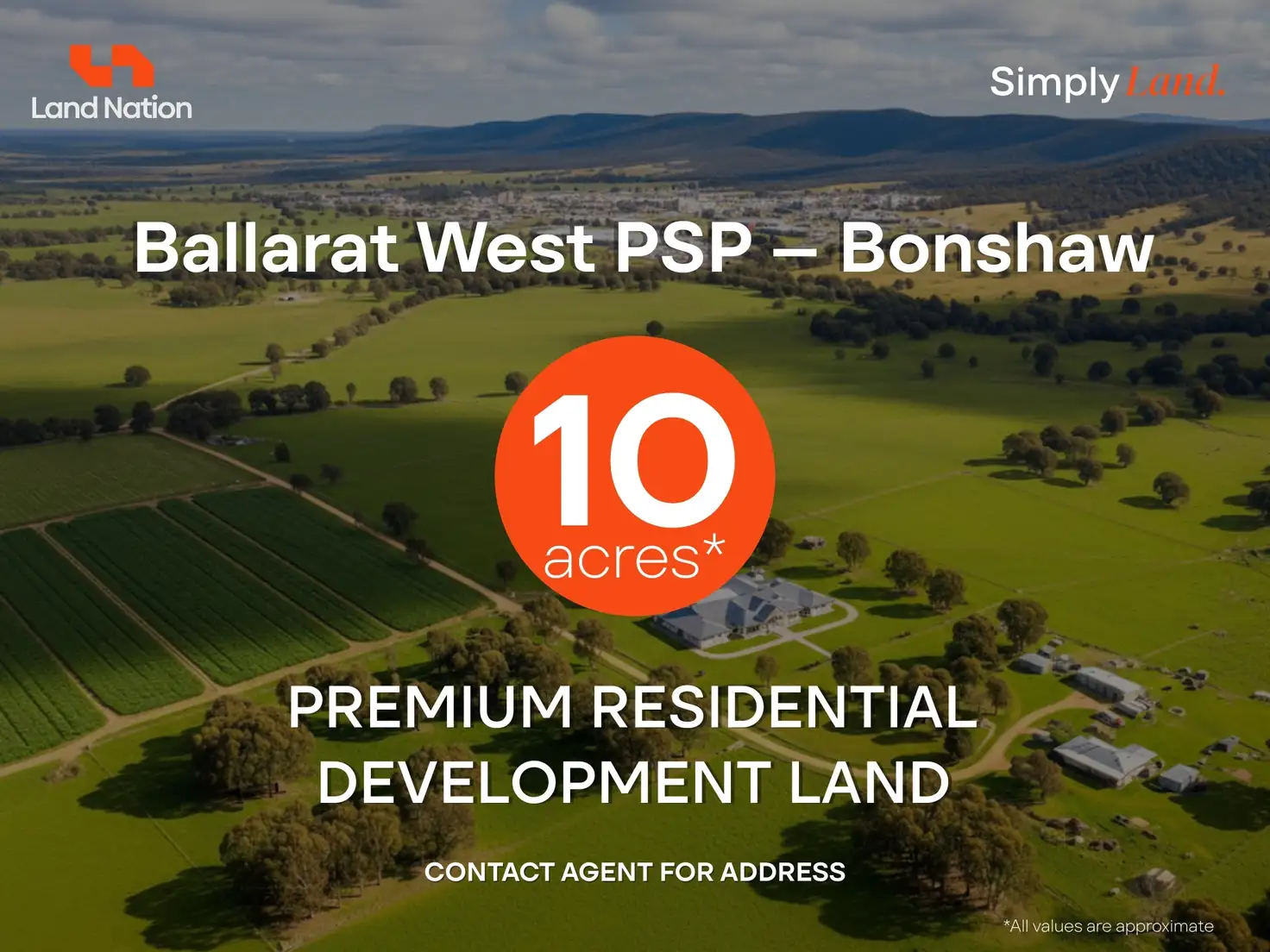 Main view of Homely land listing, 10 Acres in Ballarat West PSP, Bonshaw VIC 3352