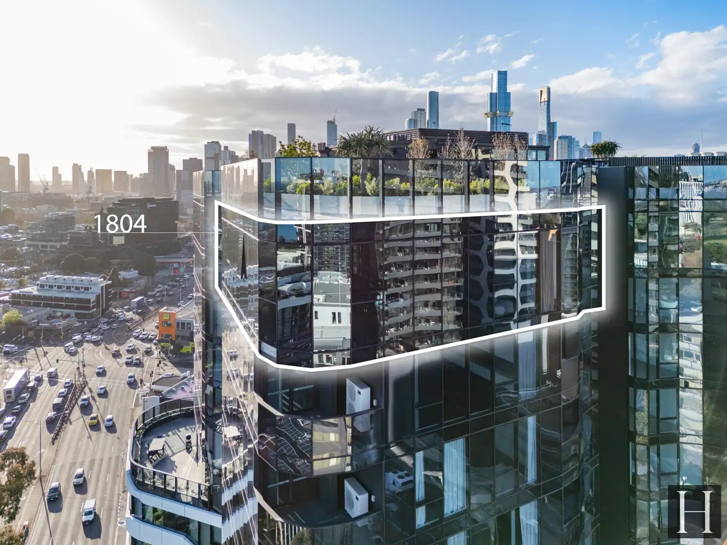 Main view of Homely apartment listing, 1804/32 Palmerston Cres, South Melbourne VIC 3205