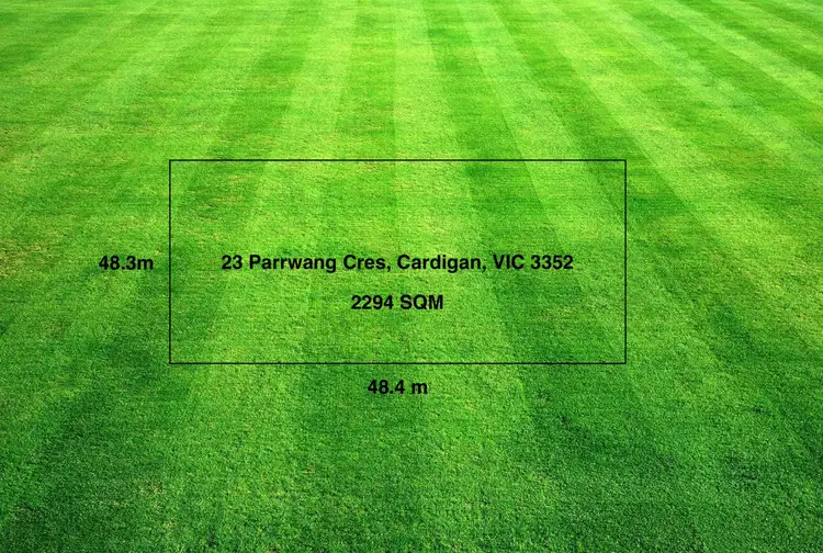 Main view of Homely land listing, 23 Parrwang crescent, Cardigan VIC 3352