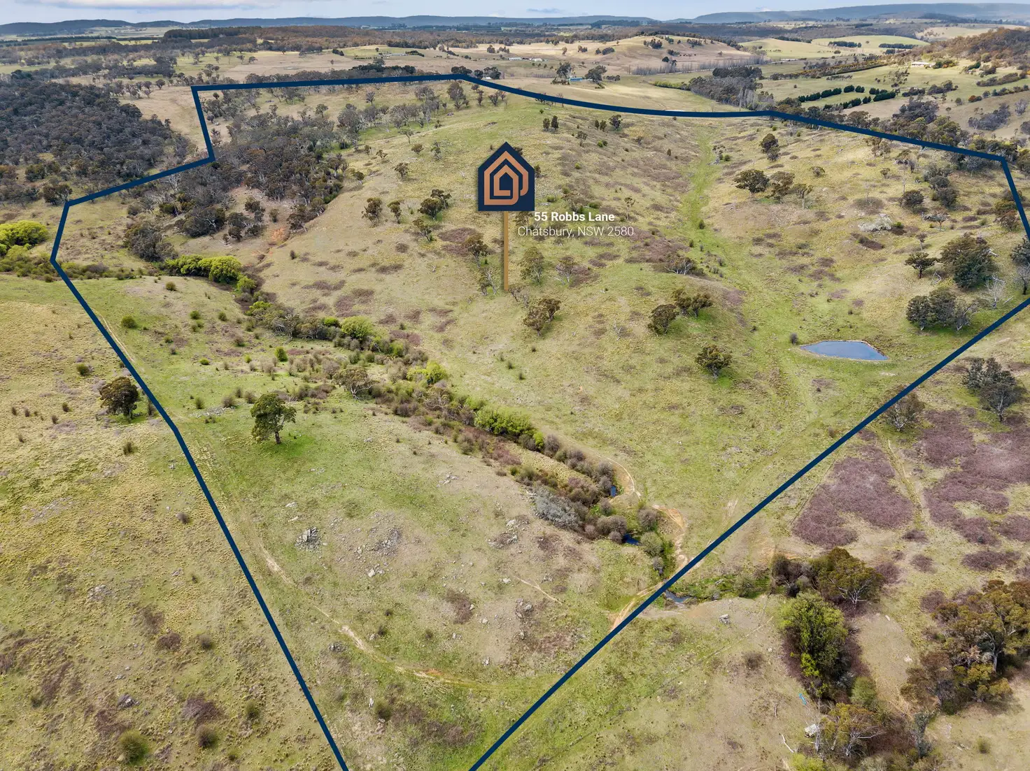 Main view of Homely rural property listing, 55 Robbs Lane, Chatsbury NSW 2580