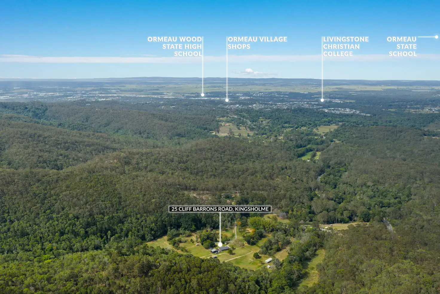 Main view of Homely rural property listing, 25 Cliff Barrons Road, Kingsholme QLD 4208